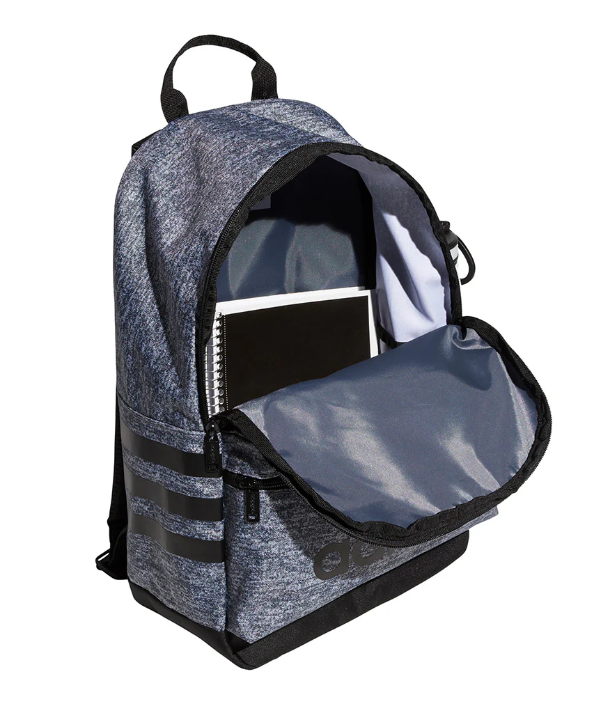 Adidas Back To School Backpack - Charcoal/Black - Image 3