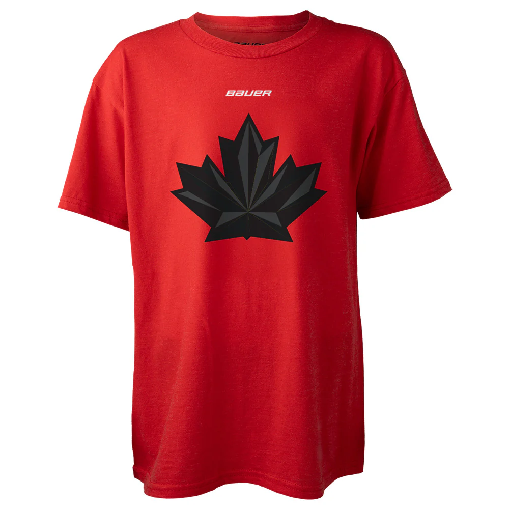 Bauer X Hockey Canada® Renata Fast Name And Number Adult Red T Shirt - Image 2