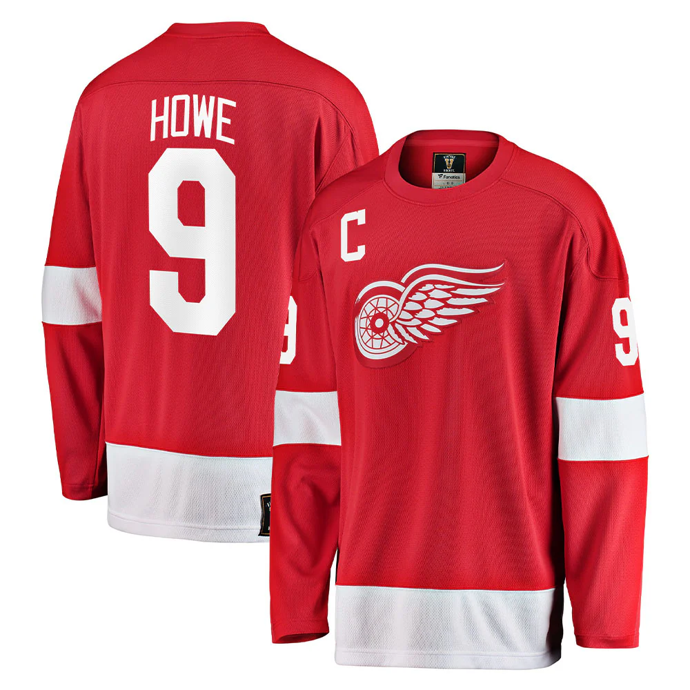 Gordie Howe Detroit Red Wings Fanatics Men'S Heritage Breakaway Jersey - Image 3