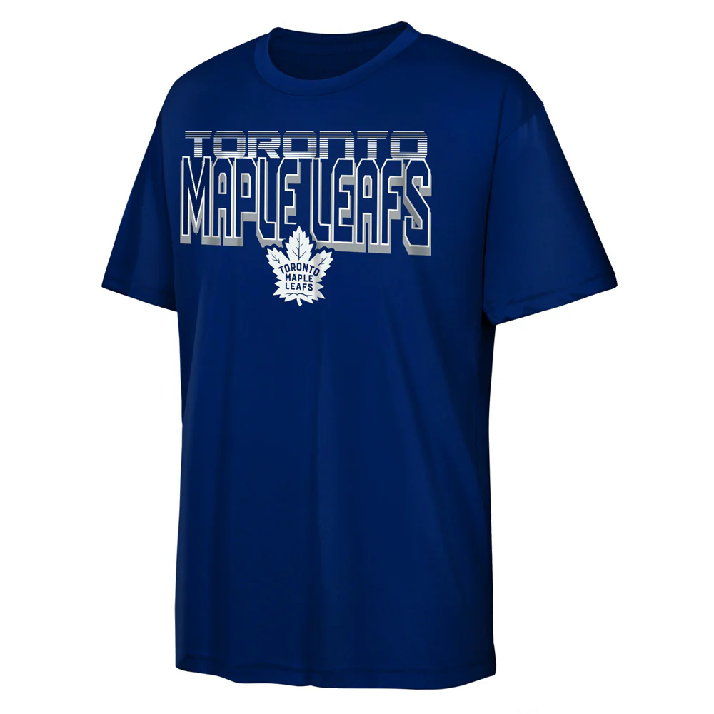 Outerstuff Toronto Maple Leafs Fade To Black Youth Blue T Shirt