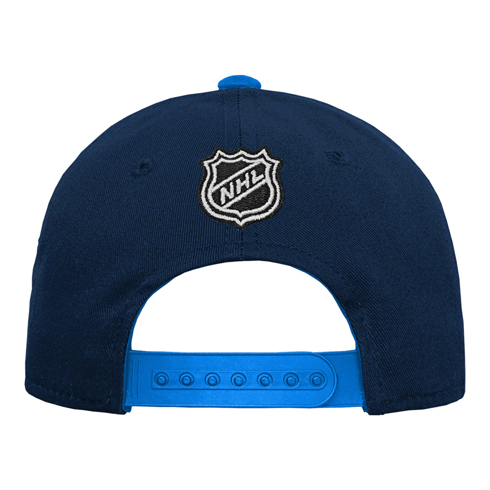 Outerstuff Winnipeg Jets Youth Precurved Blue Snapback Hat - Image 3