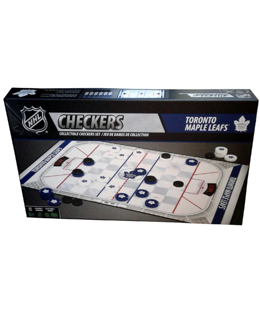 Toronto Maple Leafs Nhl Checkers Board Game